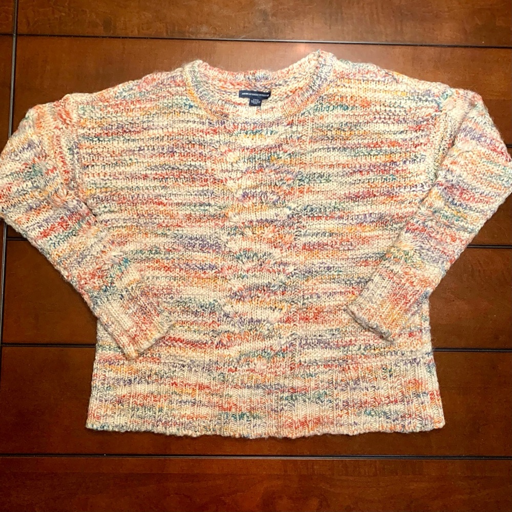 American Eagle Multi-Color Sweater 🍁